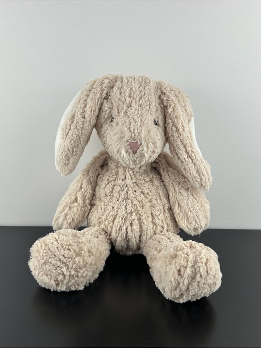 Manhattan Toy Rare Harper Bunny Rabbit 13" Adorables Beige Tan White Plush